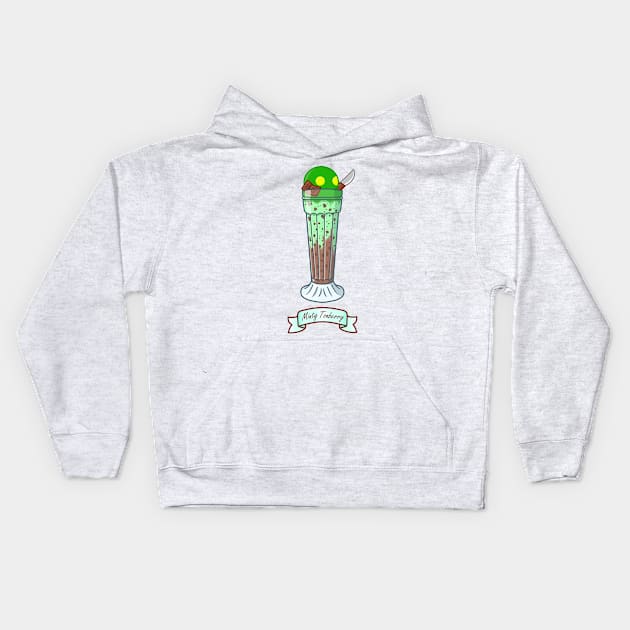 Minty Tonberry Kids Hoodie by Luna-Cooper